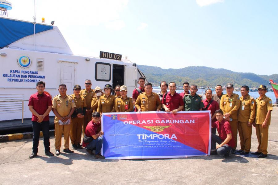 Operasi Gabungan TIMPORA Kecamatan Bersama Kanim Bitung