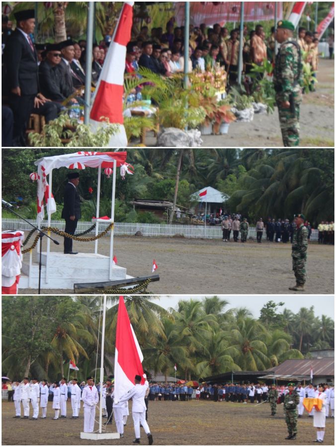 Pemerintah Kecamatan Tabut Gelar Upacara HUT RI Ke-78 Tahun