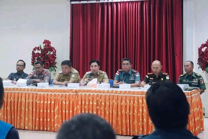 Pemkab Sangihe dan Forkopimda Siap Turun Langsung ke Wilayah Kepulauan Terdampak Gempa