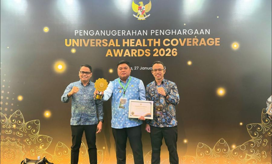 Pemkab Sangihe Raih Penghargaan UHC Madya Tingkat Nasional