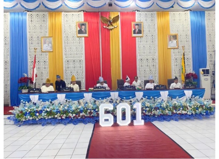 Peringati HUT Daerah ke 601, DPRD Sangihe Gelar Rapat Paripurna Istimewa