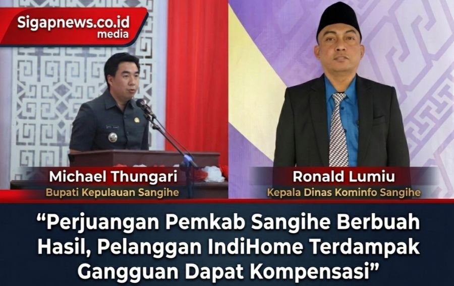 Perjuangan Pemkab Sangihe Berbuah Hasil, Pelanggan IndiHome Terdampak Gangguan Dapat Kompensasi