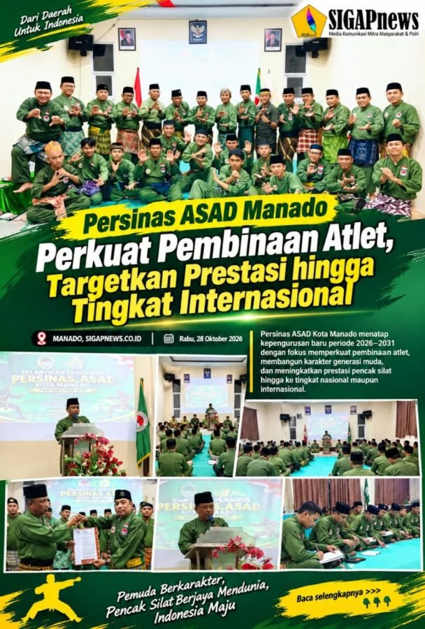 Persinas ASAD Manado Perkuat Pembinaan Atlet, Targetkan Prestasi hingga Tingkat Internasional