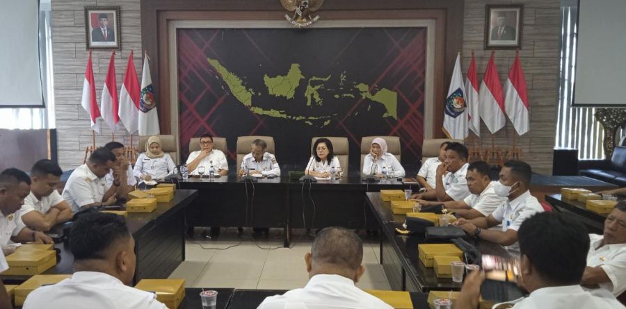 Pj. Bupati Bersama 34 Kapitalaung Audiensi Bersama Dirjen Bina Pemdes