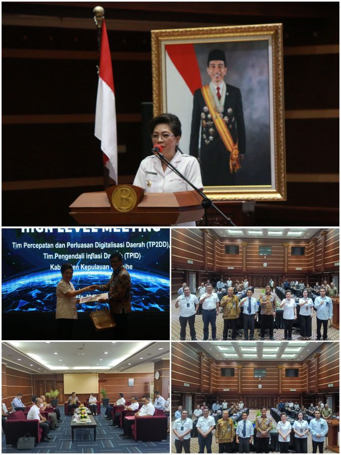 Pj. Bupati Sangihe Hadiri Acara Pembukaan High Level Meeting TPID BI