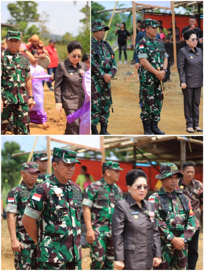 Pj. Bupati Sangihe Bersama Pangdam XIII/Merdeka Ikuti Upacara Penutupan TMMD Ke 118 tahun 2023