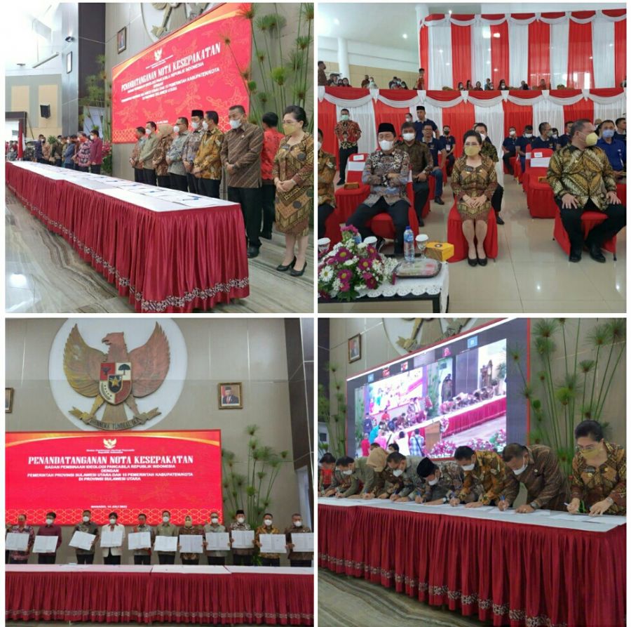 Pj Bupati Sangihe Hadiri Penandatanganan Kesepakatan BPIP RI dan Dukung Deklarasi JPM Sulawesi Utara