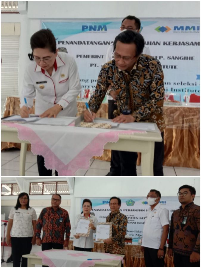 Pj Bupati Sangihe Sambut Baik Kerjasama Dengan PT Micro Madani Institute