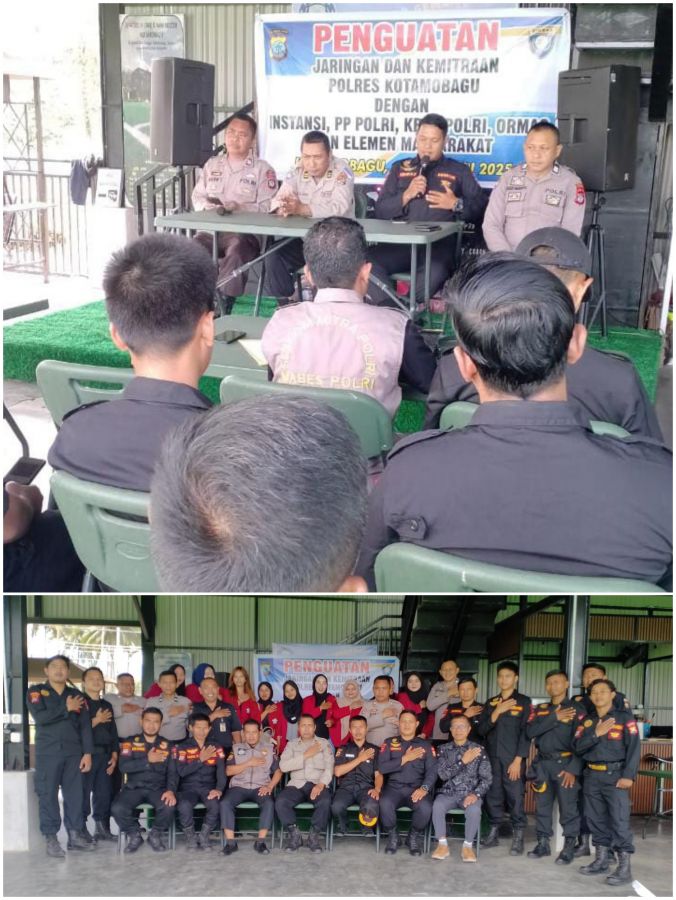 Polres Kotamobagu dan Senkom Perkuat Sinergi Demi Keamanan dan Program Sosial