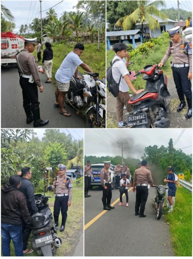 Polres Sangihe Gelar Operasi Keselamatan Samrat 2025 di Tabukan Utara