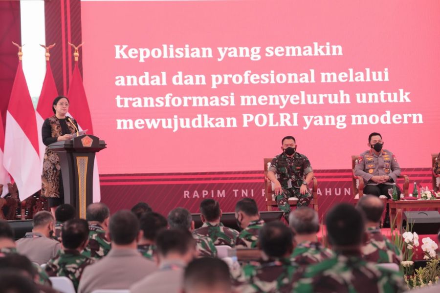 Puan Minta TNI-Polri Kawal Pemulihan Ekonomi dan Sosial dampak Pandemi Demi Kesejahteraan Rakyat
