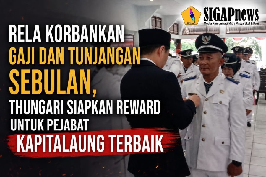 Rela Korbankan Gaji dan Tunjangan Sebulan, Thungari Siapkan Reward untuk Pejabat Kapitalaung Terbaik