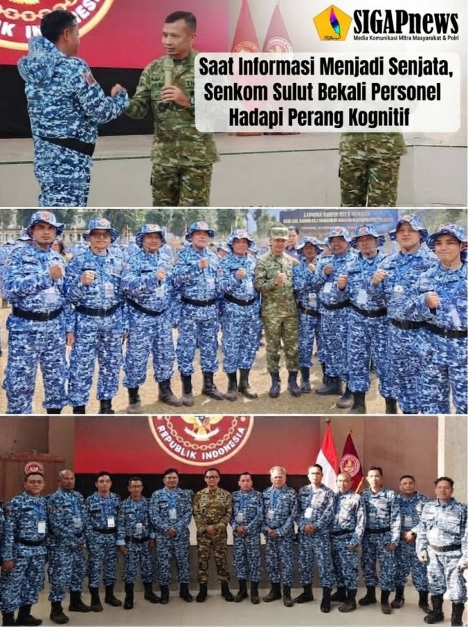 Saat Informasi Menjadi Senjata, Senkom Sulut Bekali Personel Hadapi Perang Kognitif