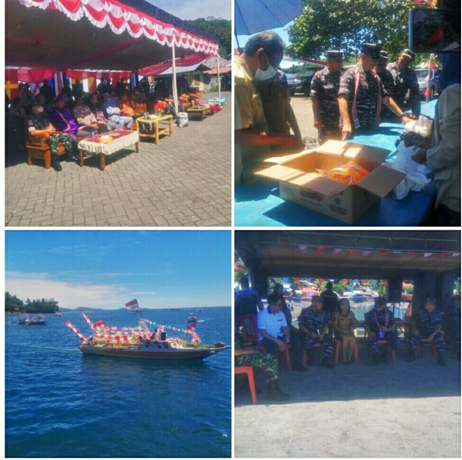 Sambut HUT RI Ke- 77, Lanal Tahuna Gelar Kegiatan Binwiltasla