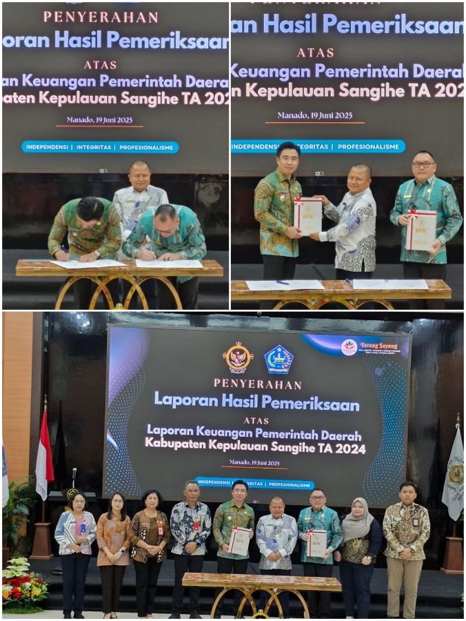 Sangihe Kembali WTP, Bupati Thungari: Komitmen Tata Kelola Terus Dijaga