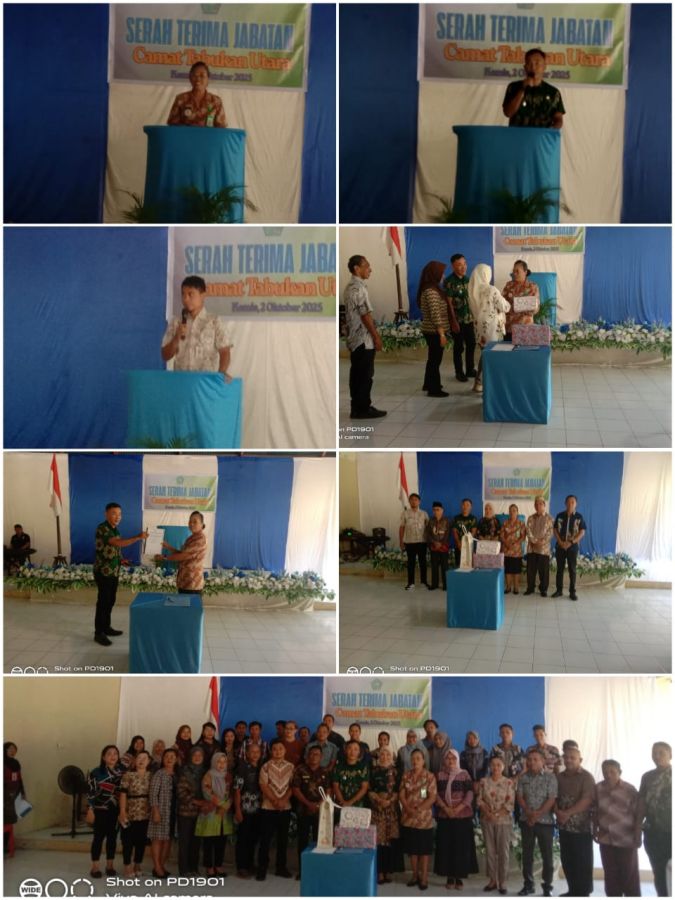 Serah Terima Jabatan Camat Tabukan Utara, Momentum Penguatan Pemerintahan Kecamatan