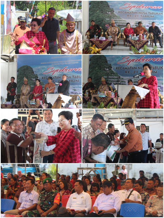 Syukuran HUT Kecamatan Nustab Ke- 21 Tahun, Pj. Bupati Sangihe Hadir Bersama FAS