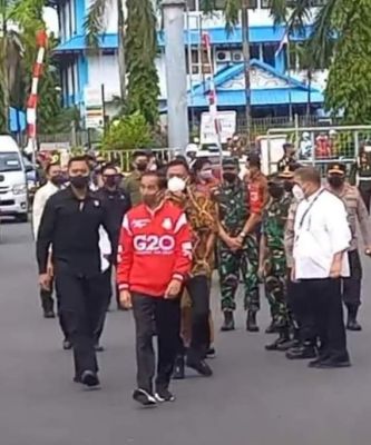 1.620 Personil gabungan TNI/POLRI Amankan Kunker  Presiden Jokowi di Sulut